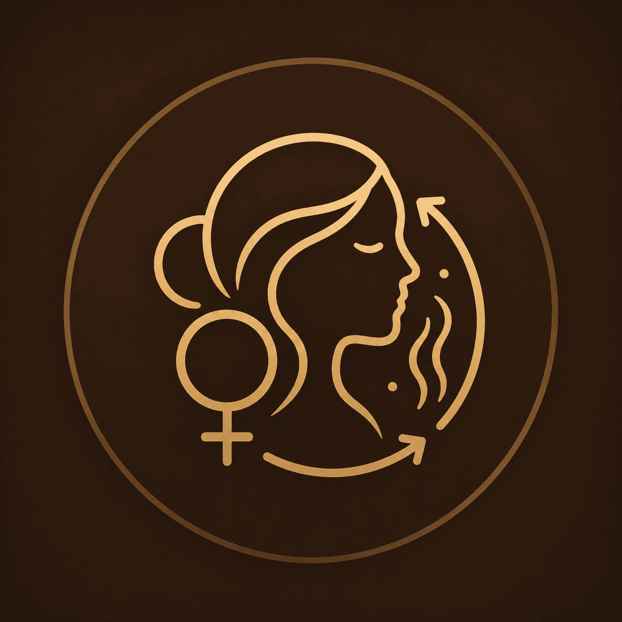 Icon representing menopause-related symptoms
