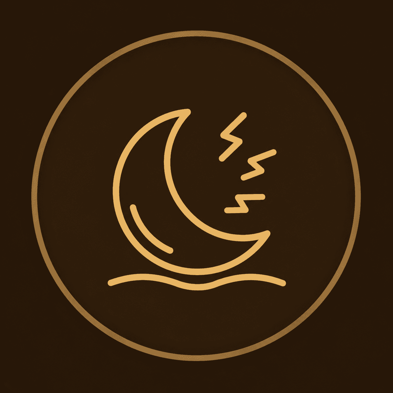 Icon representing sleep problems